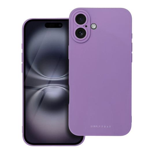 Custodia per Apple iPhone 16 Plus, OEM, Roar Luna, Viola