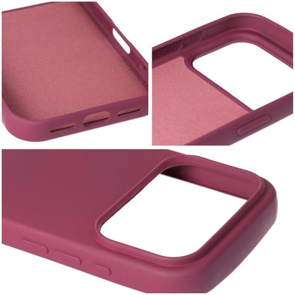 Custodia per Apple iPhone 18 Pro Max / 17 Pro Max, OEM, silicone, bordeaux