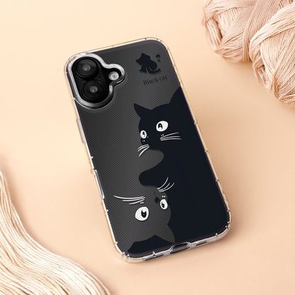 Custodia per Apple iPhone 17 Pro Max, OEM, Ultra Trendy Cat, Nera