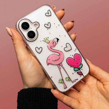 Custodia per Apple iPhone 17 Pro, OEM, Ultra Trendy Love 2, Multicolore