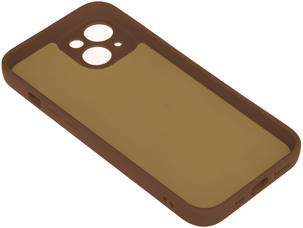 Custodia per Apple iPhone 18 Pro / 17 Pro, OEM, Silicone, Marrone