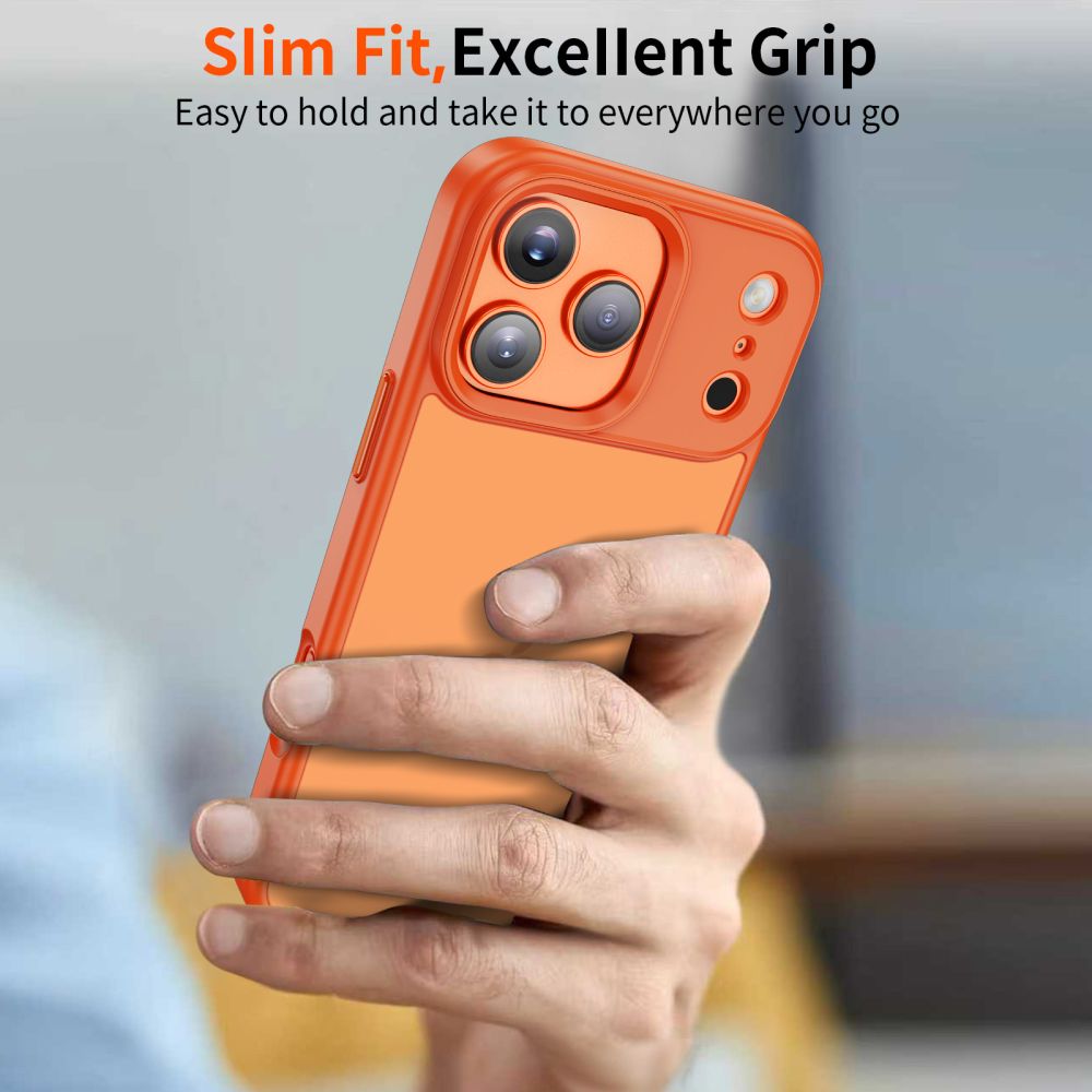 Custodia per Apple iPhone 17 Pro Max, Tech-Protect, Magmat, Arancione Opaco