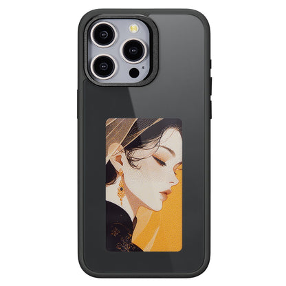 Custodia per Apple iPhone 14 Pro, OEM, Display Personalizzato E-Ink, Nera