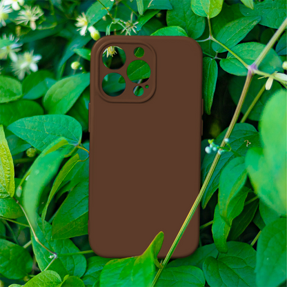 Custodia per Apple iPhone 18 Pro / 17 Pro, OEM, Silicone, Marrone