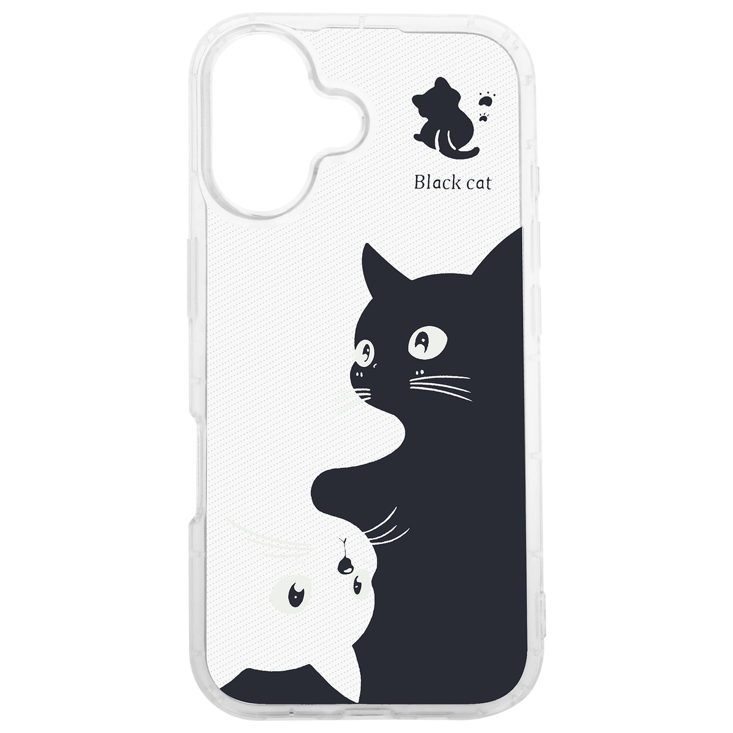 Custodia per Apple iPhone 17 Pro Max, OEM, Ultra Trendy Cat, Nera