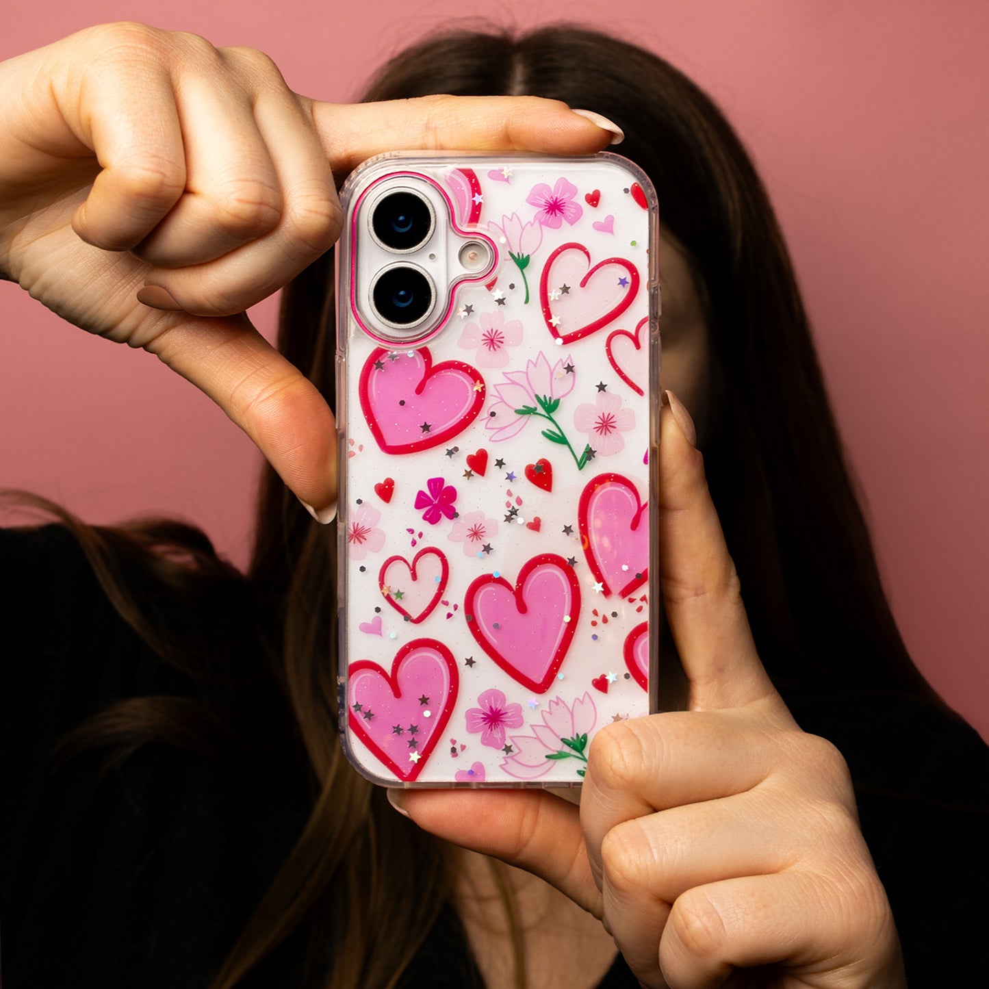 Custodia per Apple iPhone 14 Pro, OEM, Ultra Trendy Love 1, Multicolore