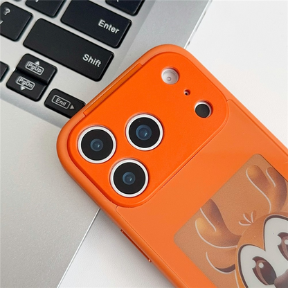 Case for Apple iPhone 17 Pro, OEM, Customized E-Ink Display, Orange