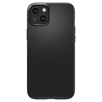 Custodia per Apple iPhone 15, Spigen, Thin Fit, Nera ACS06776