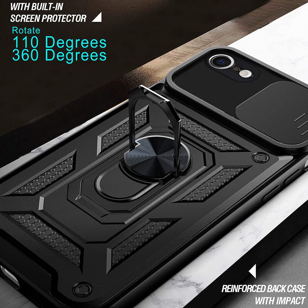 Custodia per Apple iPhone 6 / 6s, Techsuit, CamShield, Rosa