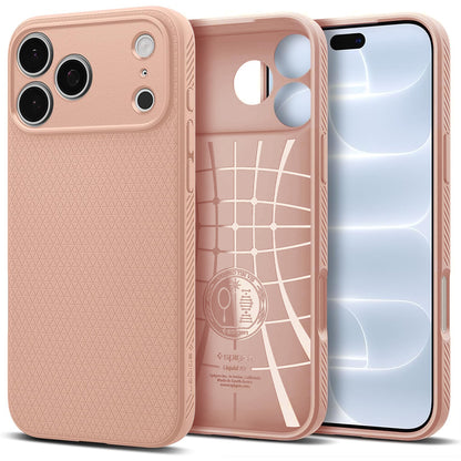 Custodia per Apple iPhone 18 Pro Max / 17 Pro Max, Spigen, Liquid Air, Rosa ACS12115
