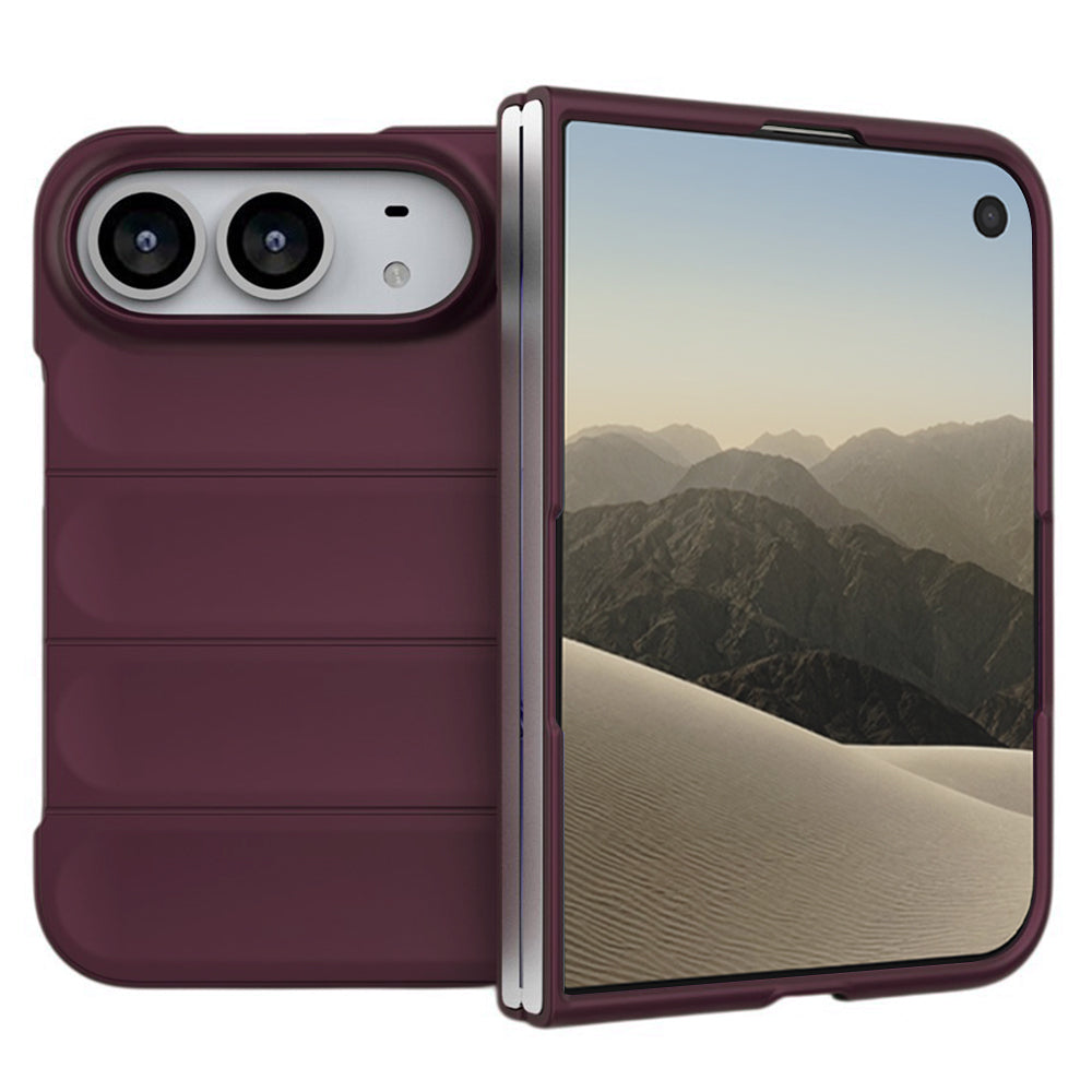 Custodia per Apple iPhone Duo, Techsuit, Magic Shield, bordeaux scuro