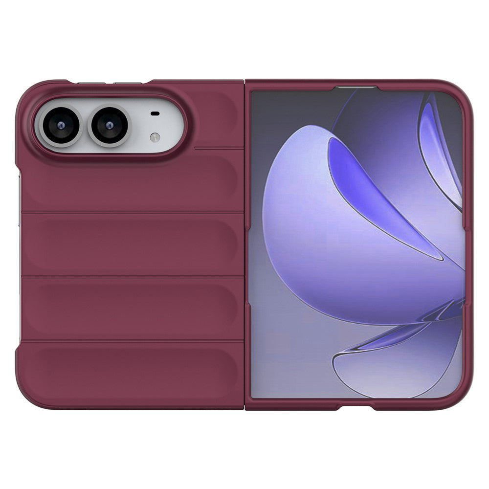 Custodia per Apple iPhone Duo, Techsuit, Magic Shield, bordeaux scuro