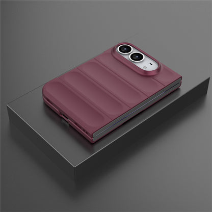 Custodia per Apple iPhone Duo, Techsuit, Magic Shield, bordeaux scuro