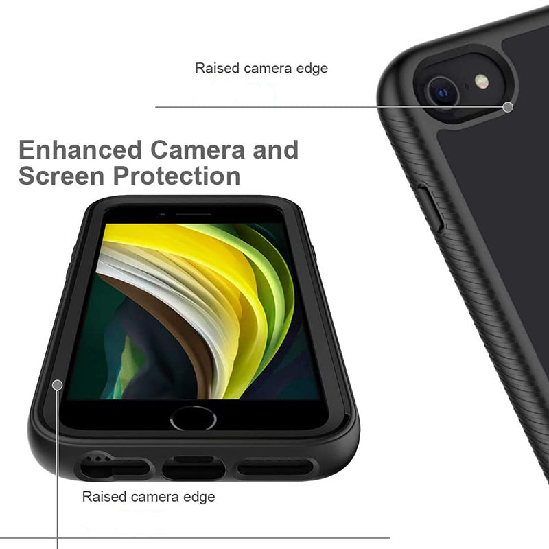 Custodia per Apple iPhone SE (2016) / 5 / 5s, Techsuit, Defense360 Pro, Nera