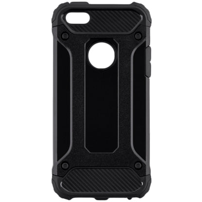 Custodia per Apple iPhone SE (2016) / 5 / 5s, Techsuit, Hybrid Armor, Nera