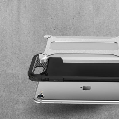 Case for Apple iPhone SE (2022) / SE (2020) / 8 / 7, Techsuit, Hybrid Armor, Black