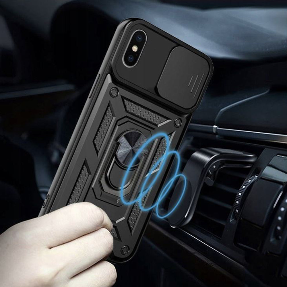 Case for Apple iPhone XS Max, Techsuit, CamShield, Green