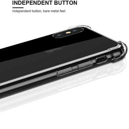Custodia per Apple iPhone XS Max, Techsuit, Shockproof Clear, Trasparente