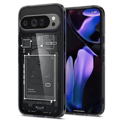 Custodia per Google Pixel 9 Pro XL, Spigen, Ultra Hybrid Zero One, Nera ACS07722