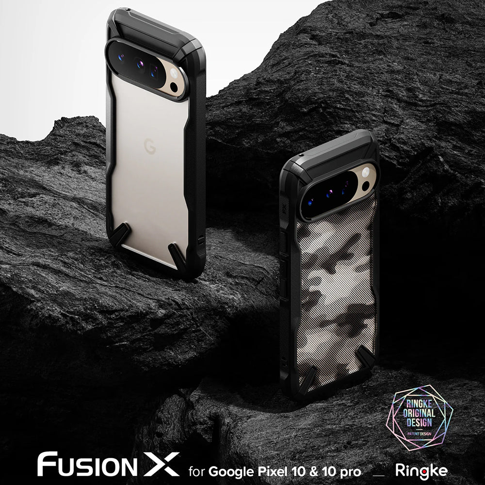 Custodia per Google Pixel 10 Pro / 10, Ringke, Fusion X, Nera