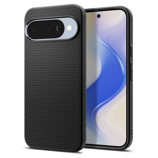 Custodia per Google Pixel 10 Pro / 10, Spigen, Liquid Air, Nera Opaca