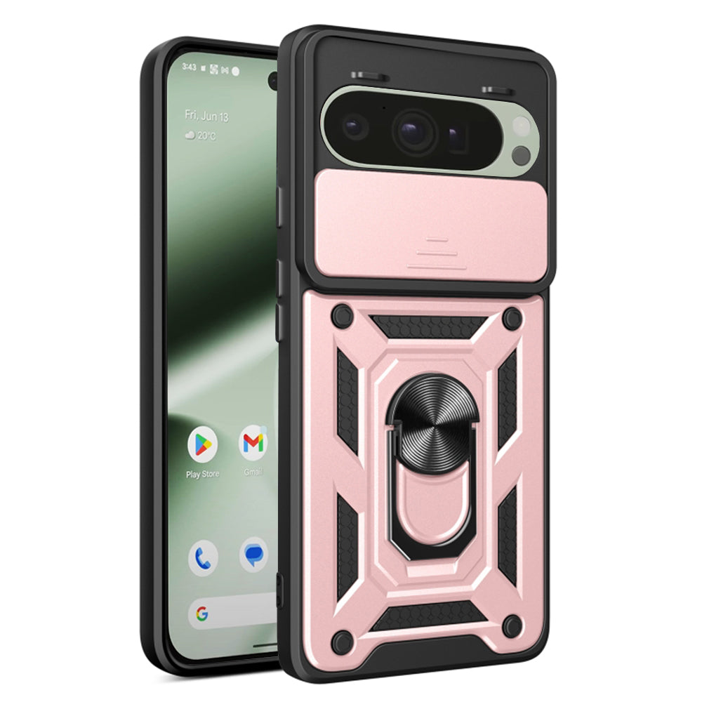Custodia per Google Pixel 10 Pro / 10, Techsuit, CamShield, Rosa