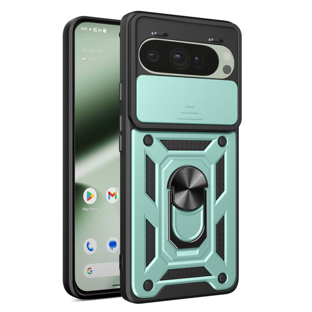 Custodia per Google Pixel 10 Pro / 10, Techsuit, CamShield, Verde