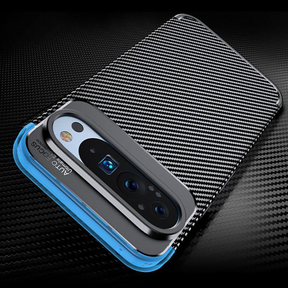 Custodia per Google Pixel 10 Pro / 10, Techsuit, CarbonFiber, Nera