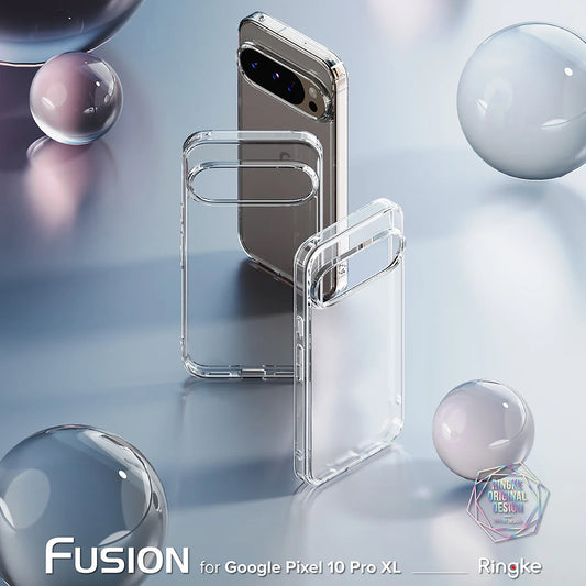 Custodia per Google Pixel 10 Pro XL, Ringke, Fusion, Trasparente Opaca