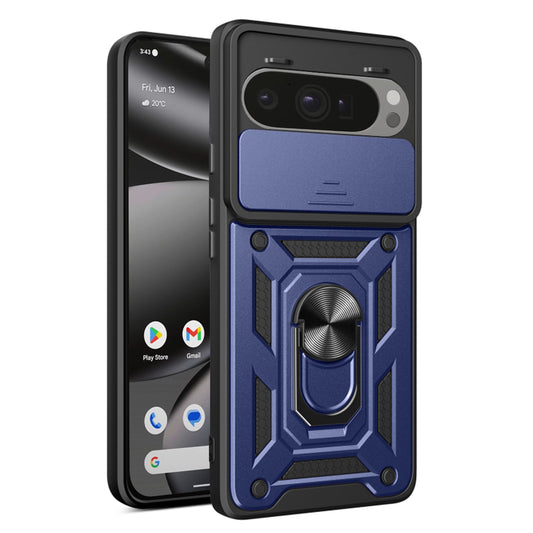 Custodia per Google Pixel 10 Pro XL, Techsuit, CamShield, Blu