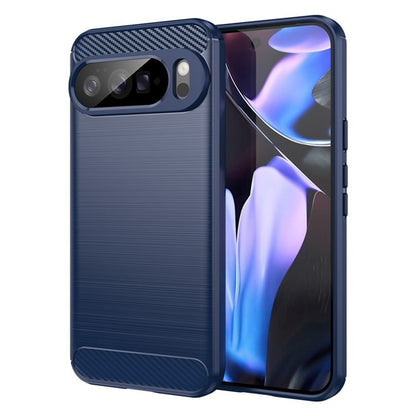 Custodia per Google Pixel 10 Pro XL, Techsuit, Carbonio, Blu