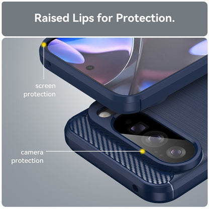 Custodia per Google Pixel 10 Pro XL, Techsuit, Carbonio, Blu