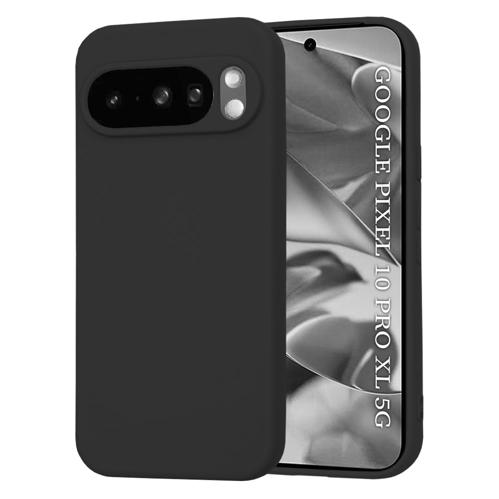Custodia per Google Pixel 10 Pro XL, Techsuit, SoftFlex, Nera