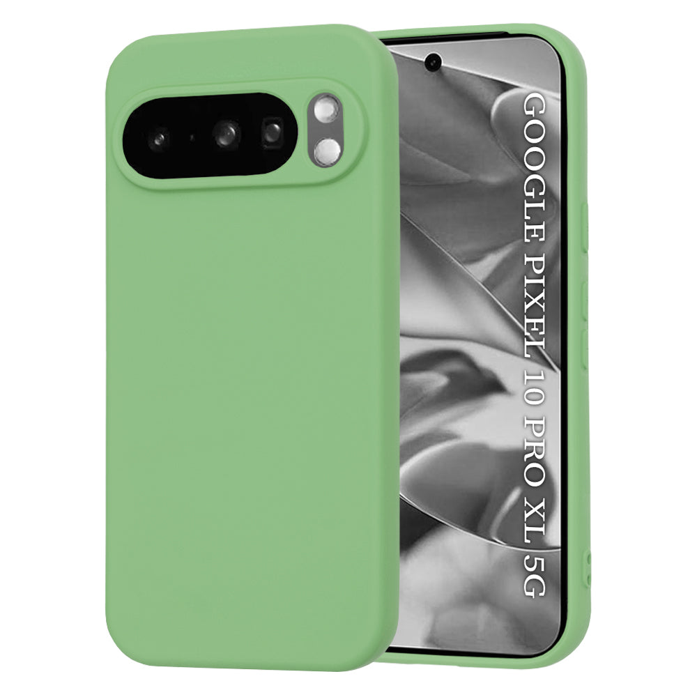 Custodia per Google Pixel 10 Pro XL, Techsuit, SoftFlex, Verde Chiaro