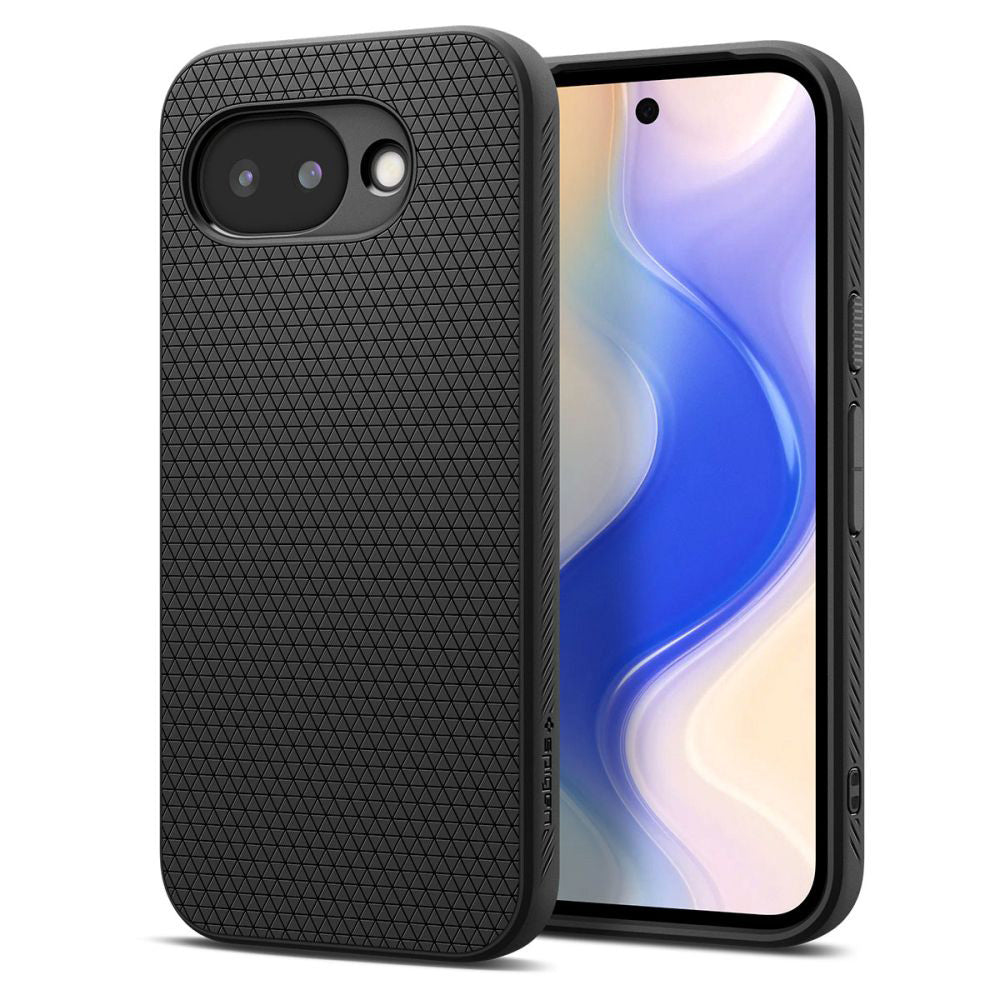 Custodia per Google Pixel 10a, Spigen, Liquid Air, Nera Opaca ACS11285