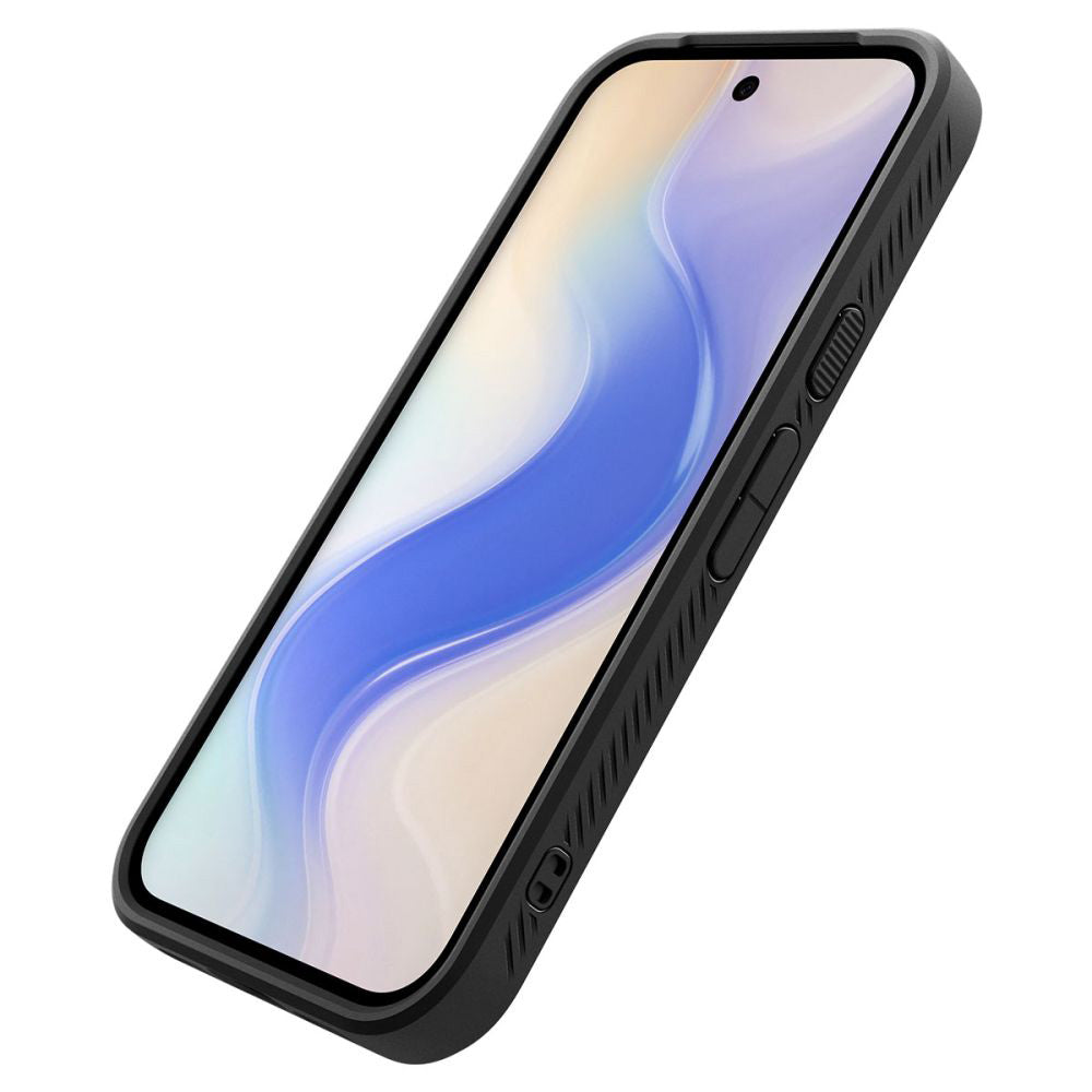 Custodia per Google Pixel 10a, Spigen, Liquid Air, Nera Opaca ACS11285
