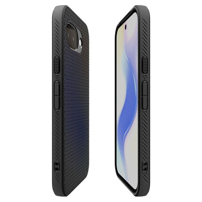 Custodia per Google Pixel 10a, Spigen, Liquid Air, Nera Opaca ACS11285