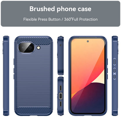 Custodia per Google Pixel 10a, Techsuit, Carbonio, Blu