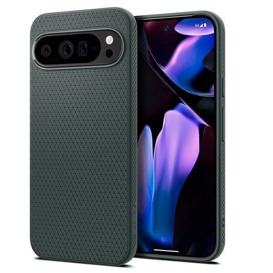 Custodia per Google Pixel 9 Pro XL, Spigen, Liquid Air, Verde ACS07717