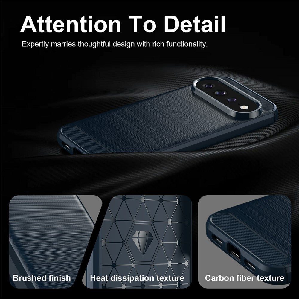 Case for Google Pixel 11 Pro / 11, Techsuit, Carbon, Blue