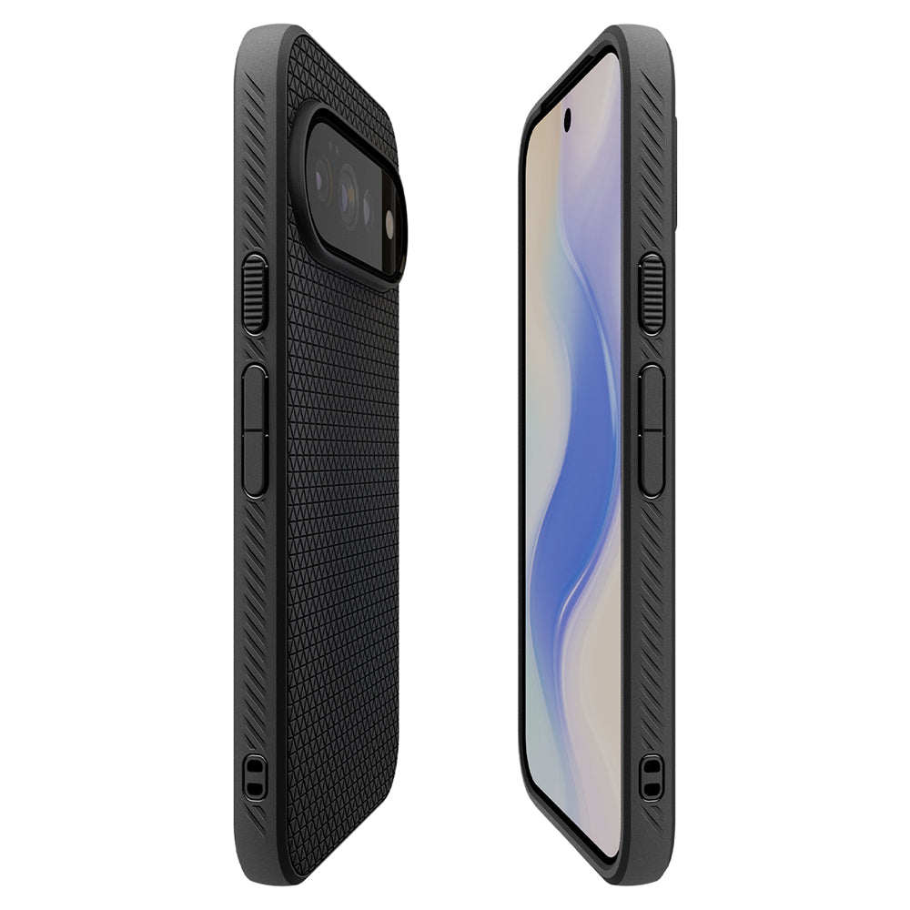 Custodia per Google Pixel 11 Pro, Spigen, Liquid Air, Nero Opaco ACS11428