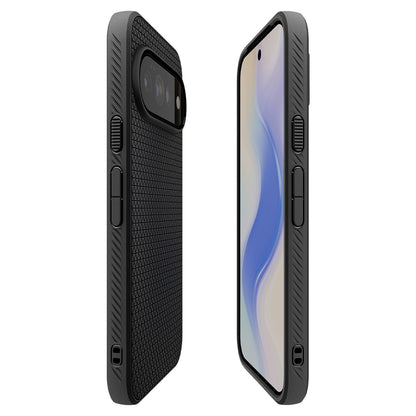 Custodia per Google Pixel 11 Pro, Spigen, Liquid Air, Nero Opaco ACS11428