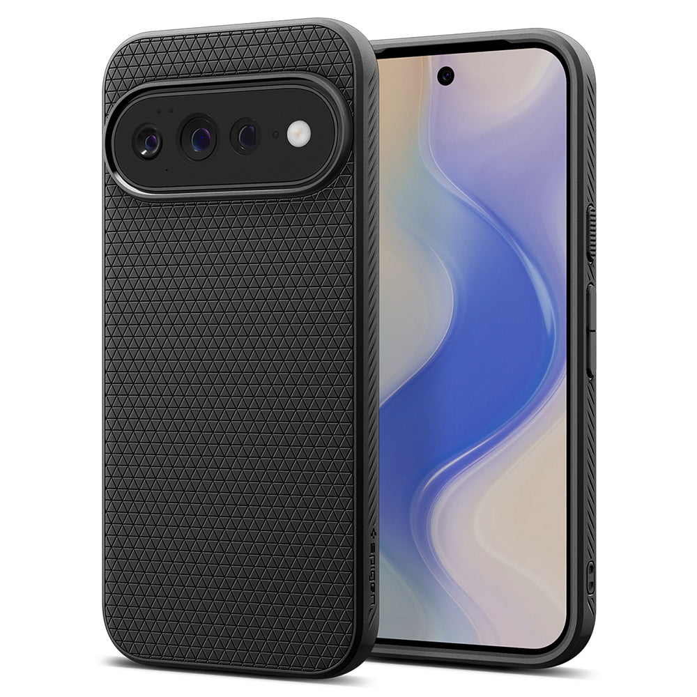 Custodia per Google Pixel 11 Pro XL, Spigen, Liquid Air, Nero Opaco ACS11448
