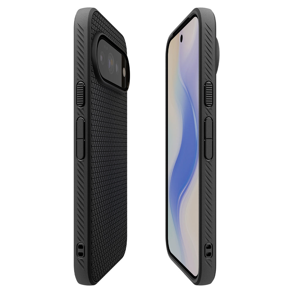 Custodia per Google Pixel 11 Pro XL, Spigen, Liquid Air, Nero Opaco ACS11448