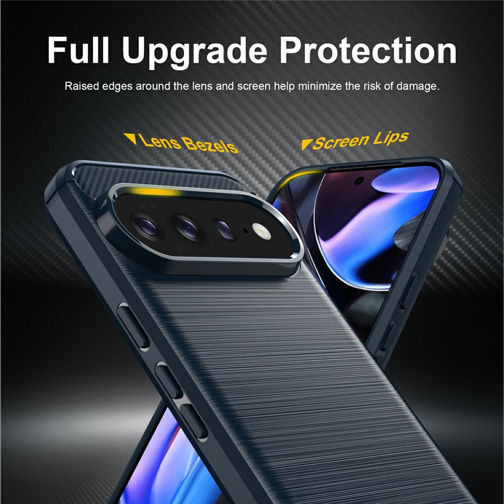 Case for Google Pixel 11 Pro XL, Techsuit, Carbon, Blue