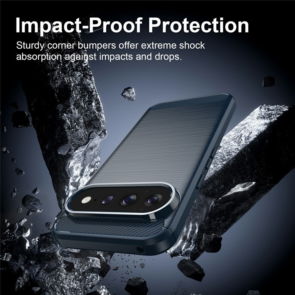 Case for Google Pixel 11 Pro XL, Techsuit, Carbon, Blue