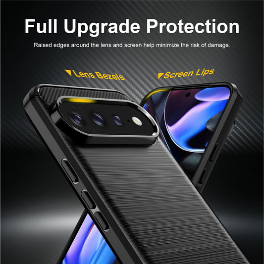 Custodia per Google Pixel 11 Pro XL, Techsuit, Carbonio, Nera