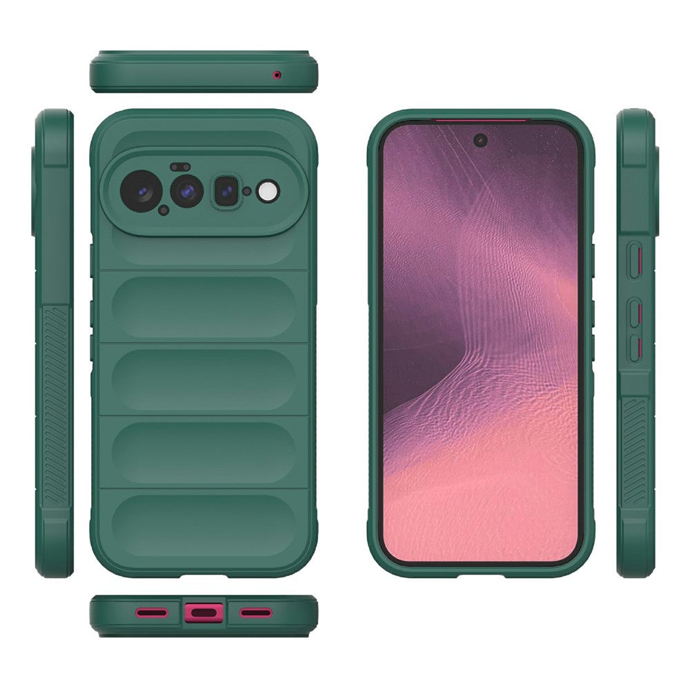 Custodia per Google Pixel 11, Techsuit, Magic Shield, Verde