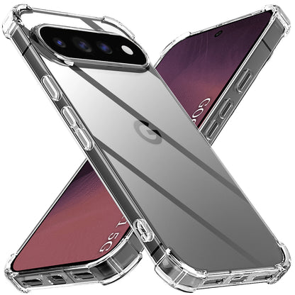 Custodia per Google Pixel 11, Techsuit, Shockproof Clear, Trasparente