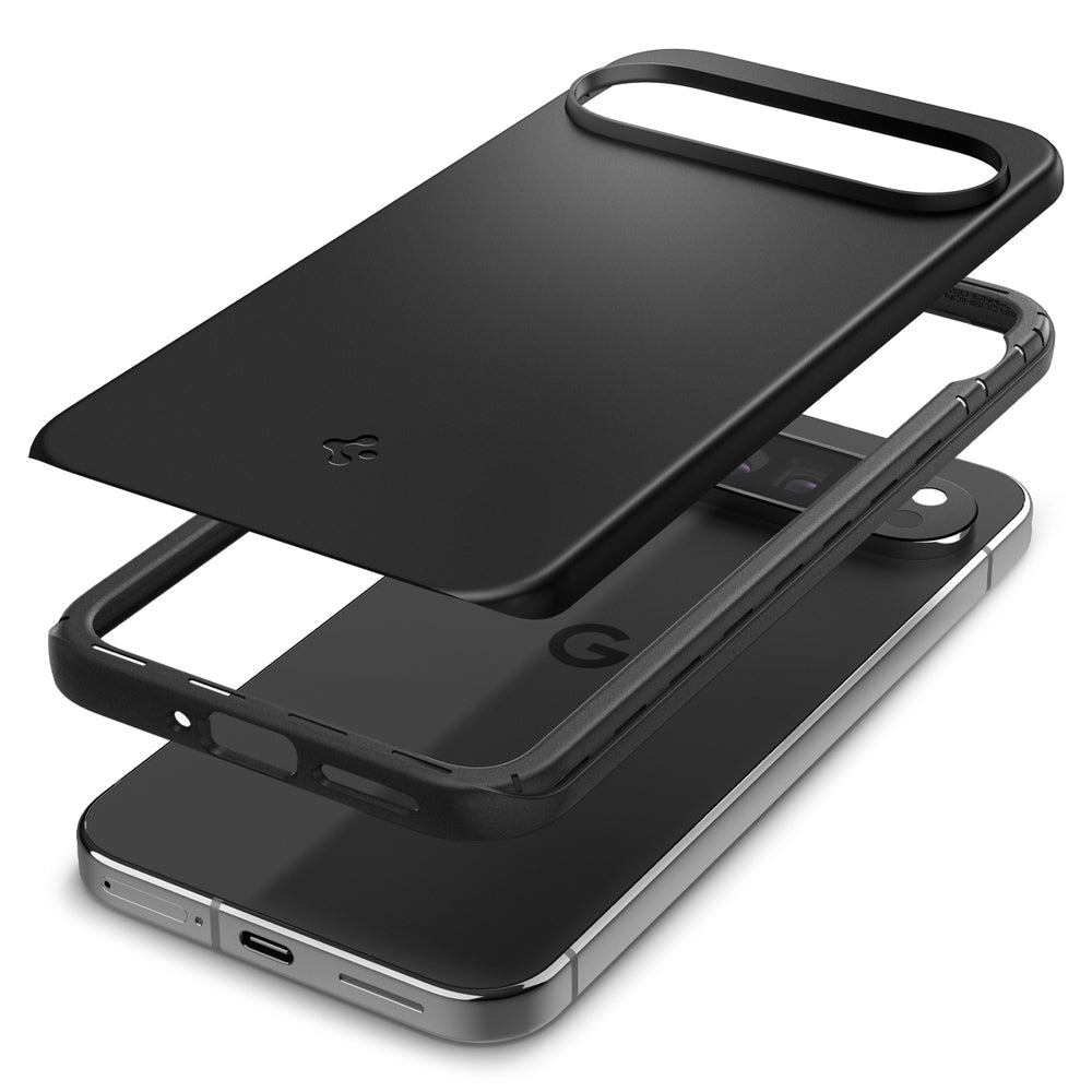 Custodia per Google Pixel 9 Pro XL, Spigen, Thin Fit, Nera ACS07731